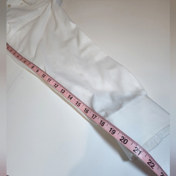 CULWELL & SON set Of 2 White Button Down Long Sleeve Shirts Size (18) - Picture 15 of 16